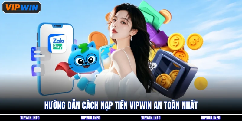 Hướng dẫn cách nạp tiền VIPWIN an toàn nhất